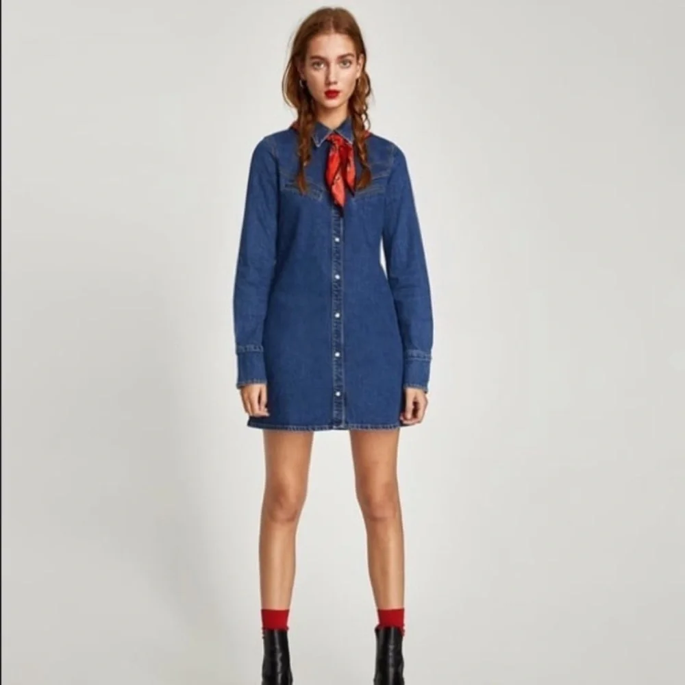 NWT Zara The Denim Dress